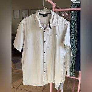 The North Face Men's Light Gray Button Down Shirt
